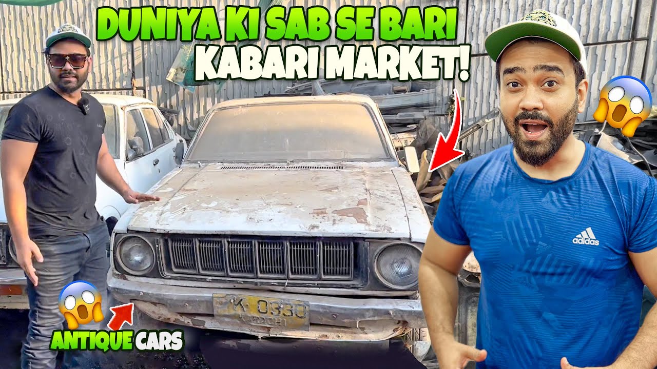 Dunia ki sub se bari kabari Market in Karachi !!! Ahmed khan vlogs !!!