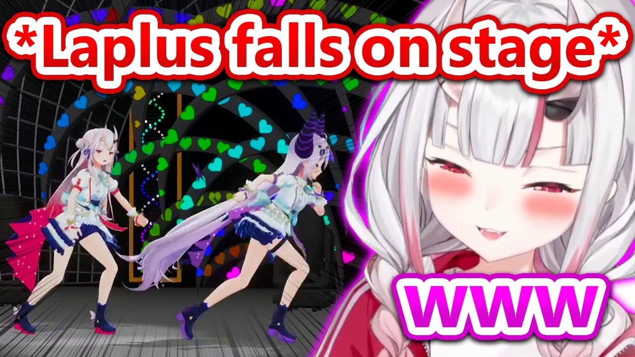 The Laplus Fall Incident Made Ayame Laugh Way Too Hard...