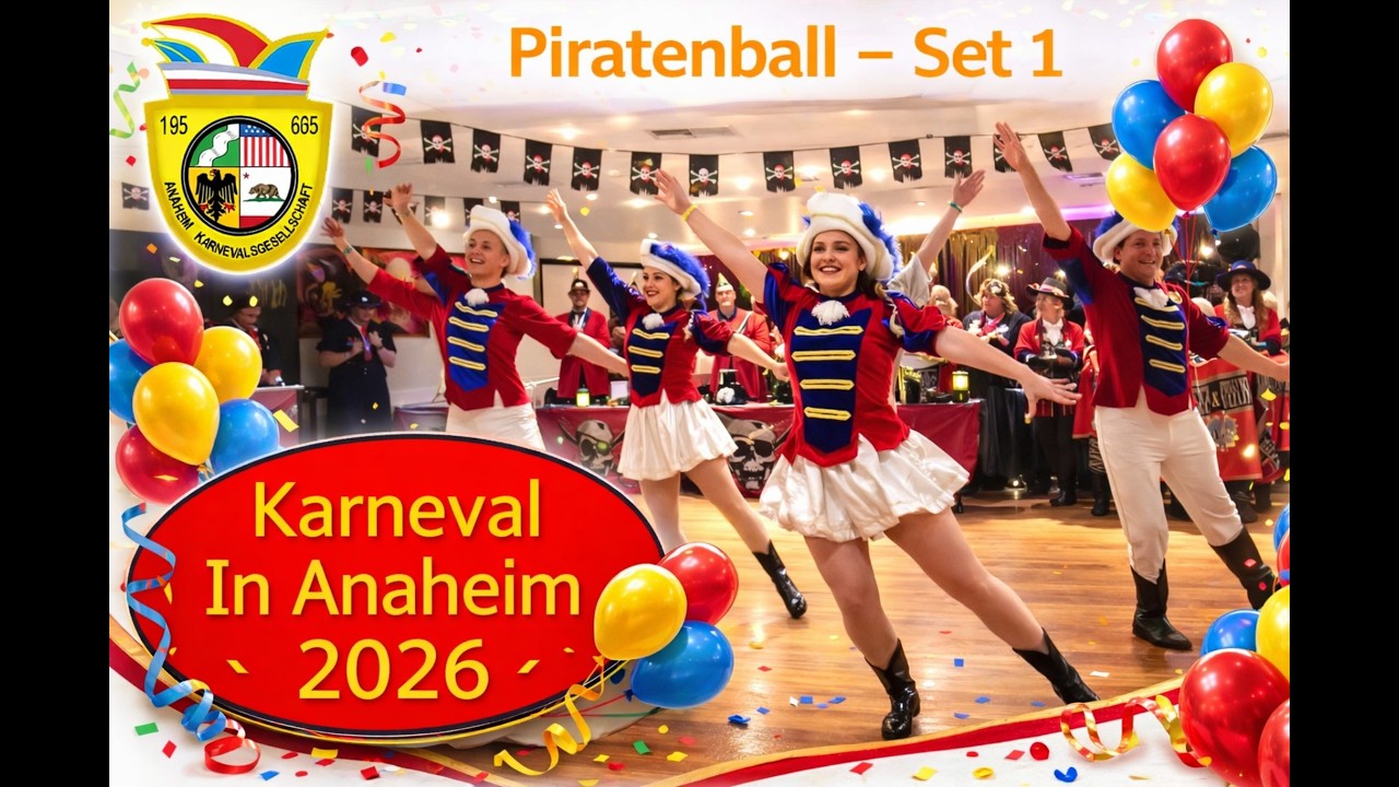 Set 1 - Anaheim Karnevalsgesellschaft - Piratenball 2026