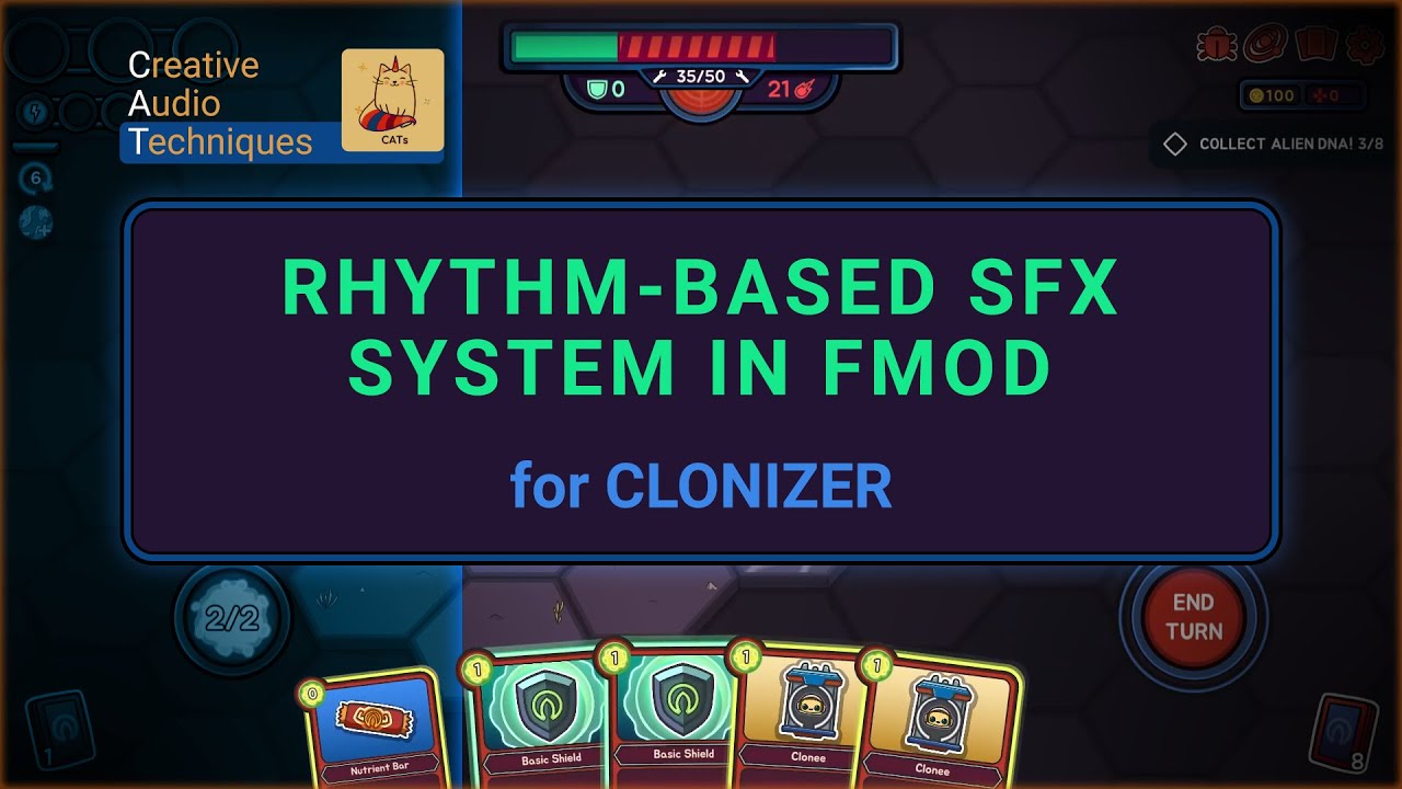 CATs: rhythm-based SFX system in FMOD for Clonizer