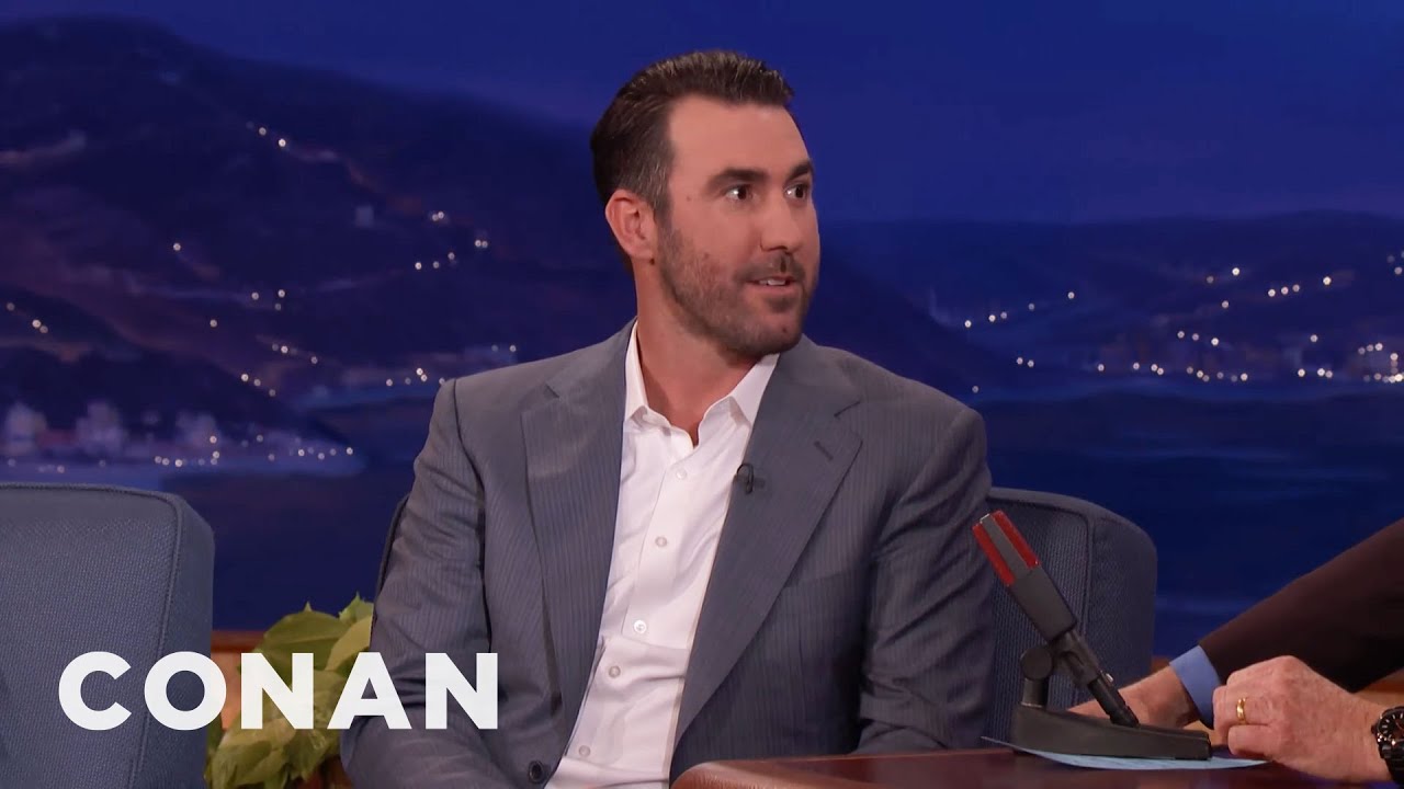 The World Series Made Justin Verlander Late To His Wedding | CONAN on TBS