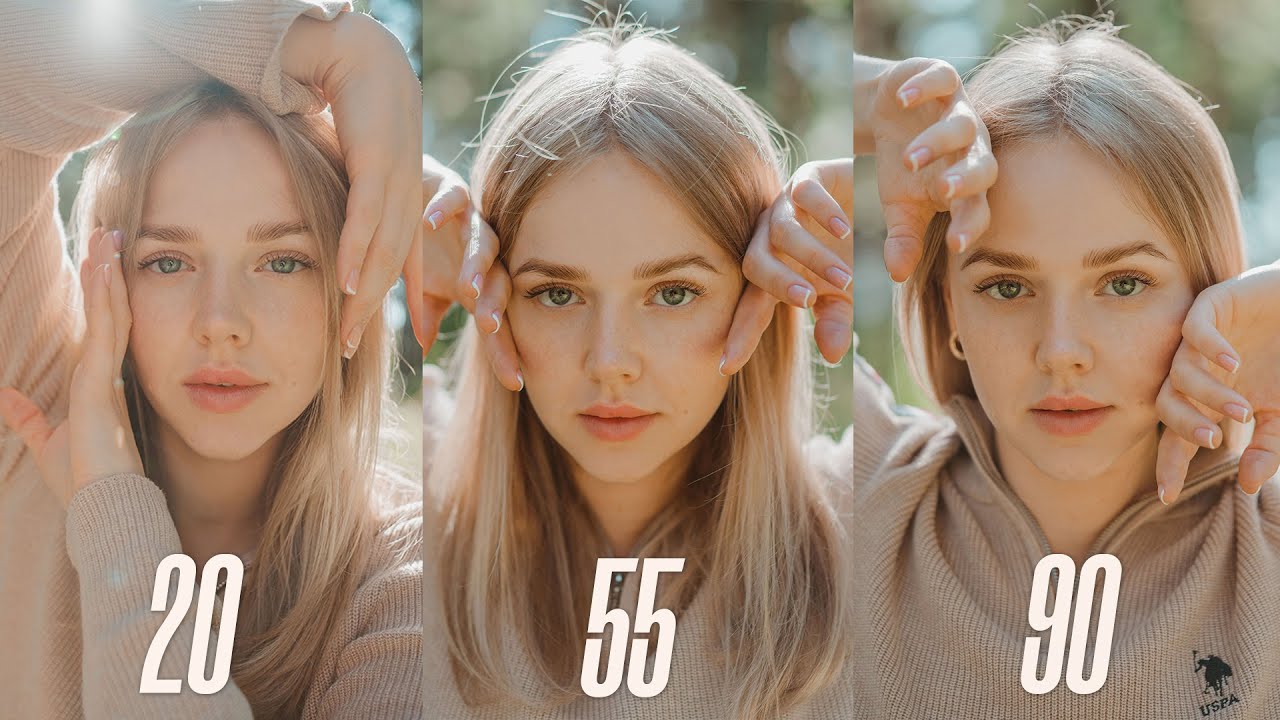 Какой объектив выбрать? Sony 20mm vs 55mm vs 90mm