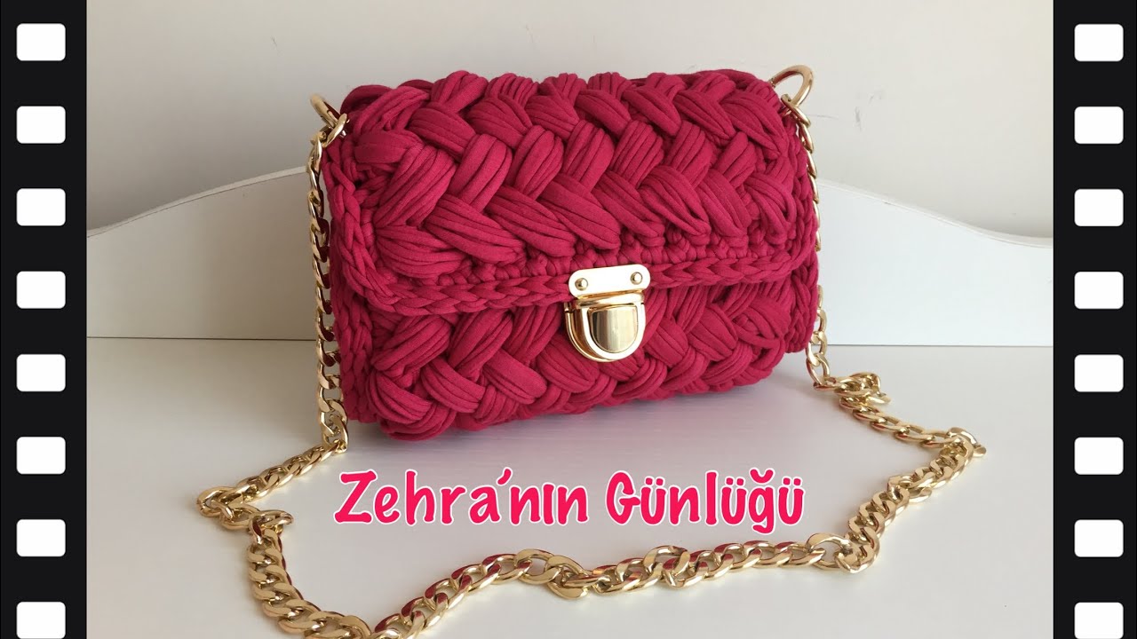 Penye İpten Kolay Fıstık Çanta Yapımı - Fıstık Çanta Nasıl Yapılır - How to Make Peanut Bags