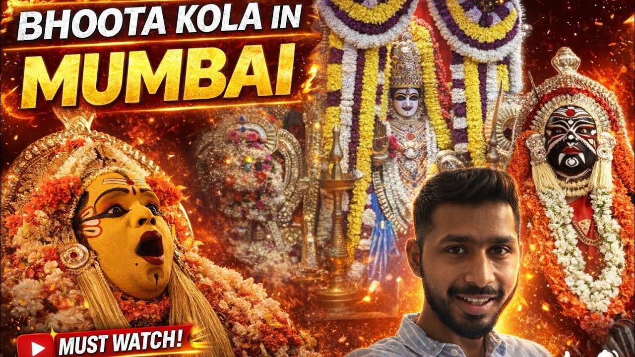 Bhoota Kola in Mumbai 😱 | Kantara Vibes At Shri Bhagavathi Temple Kalina #kantara  #kantarachapter1 