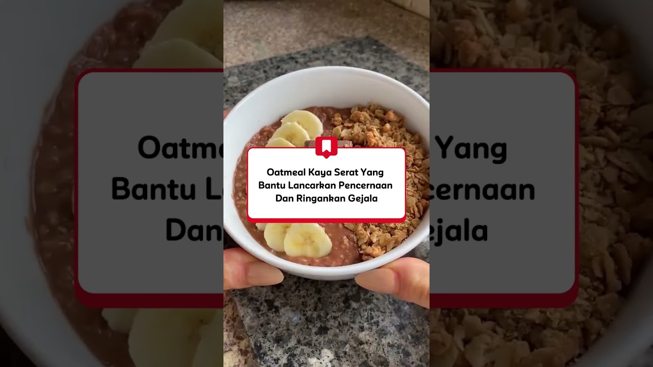 🥣 Ternyata oatmeal emang bagus buat penderita ambeien! 