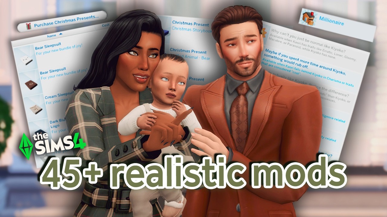 45+ Realistic Sims 4 Mods You NEED for Better Gameplay