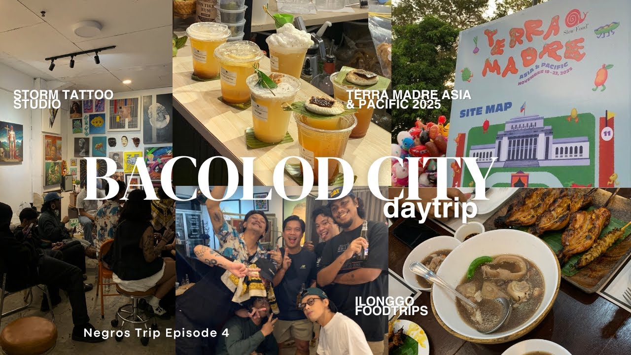 Bacolod City Day Trip 🇵🇭: Terra Madre Asia Pacific, Ilonggo Food Trips & Bonding at Storm Tattoo