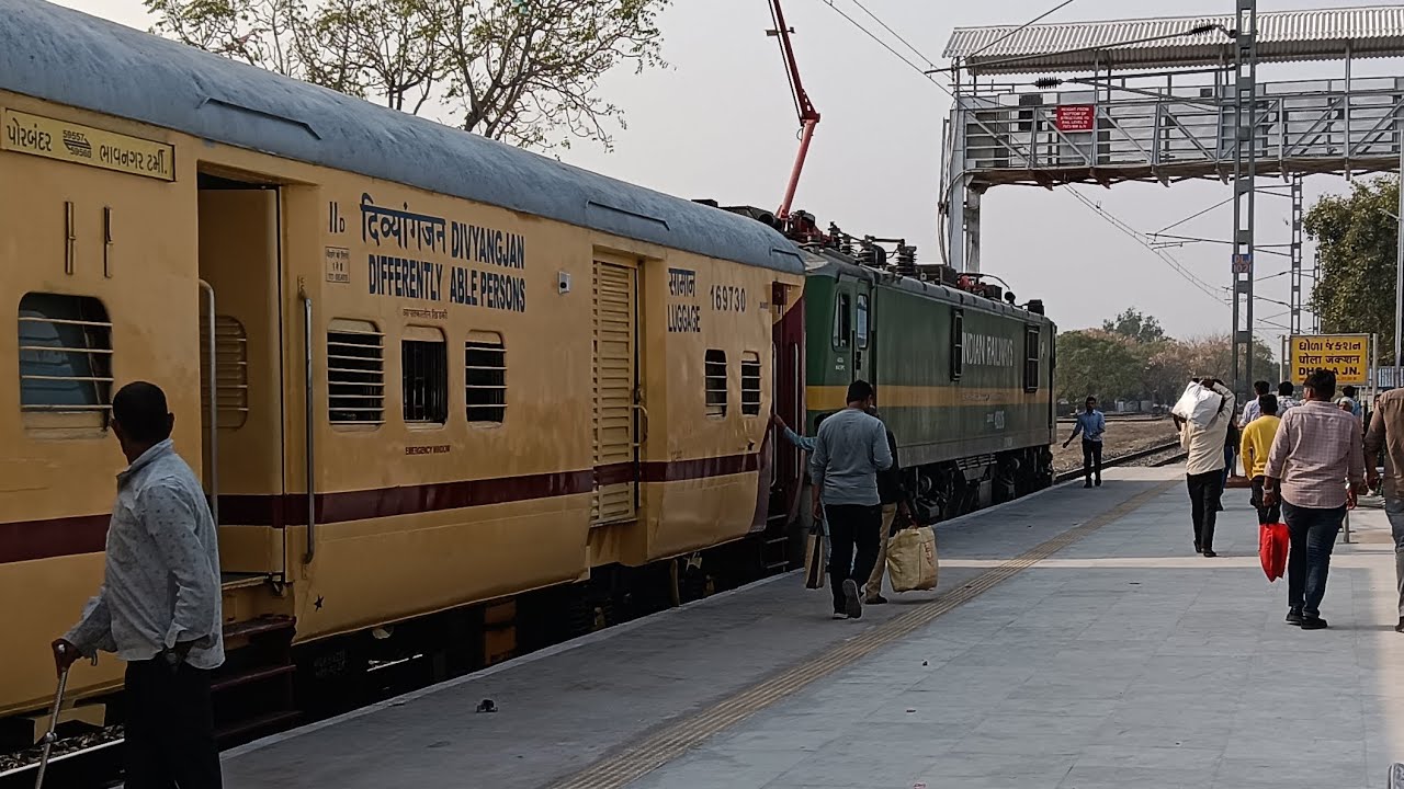 59560 Bhavnagar - Porbandar Passenger Train Journey | Bhavnagar to Dhola | Mr. Chirag Railfan