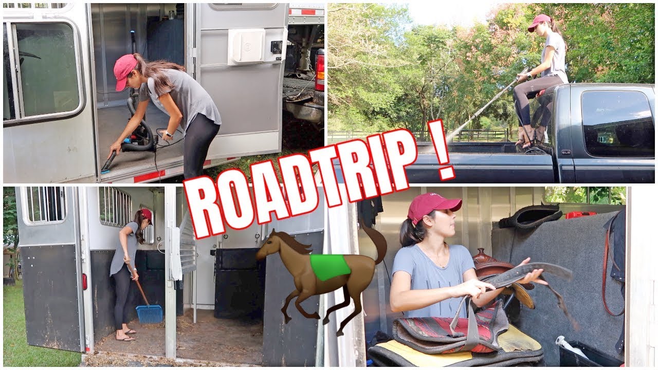 Cleaning & Preparing For A Road Trip With Horses! | Barn Vlog
