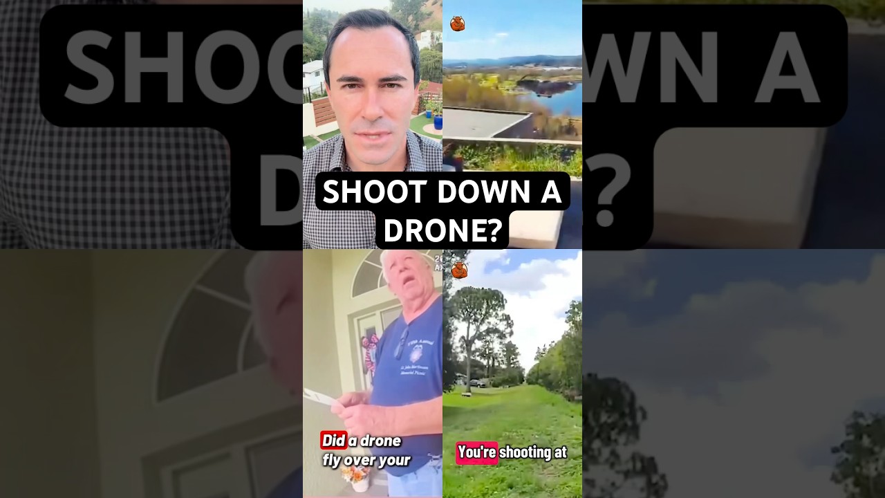 Can you shoot down a drone flying over your property? #LEGALBEEF