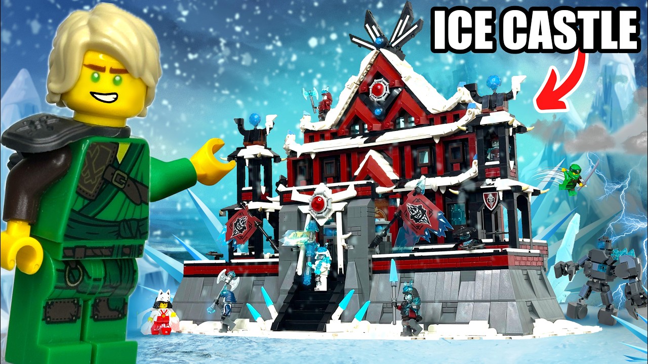 Я построил ледяной замок из &laquo;Ниндзяго&raquo; в LEGO Never-Realm...