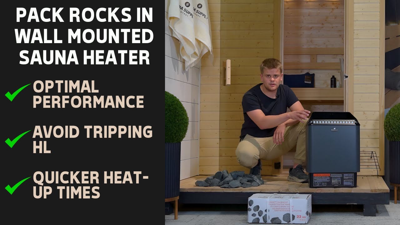 How to Stack Rocks in Wall-Mounted Sauna Heater (Finnleo Designer)