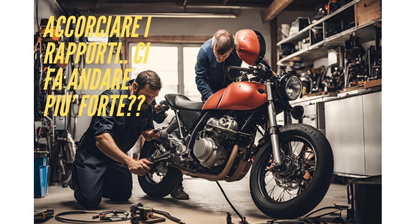 Accorciare rapporti moto! A volte si va anche più forti!