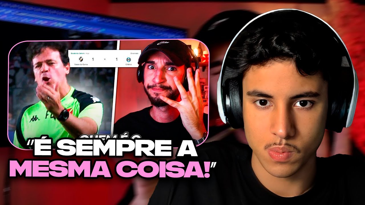 RENATO REAGE: Vasco 1 x 1 Grêmio - DINIZ É O PROBLEMA DO VASCO? | JOZAO FUTEBOL