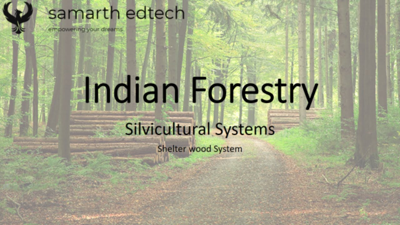 Silvicultural Systems - Lecture 4 - Indian Forestry - UPSC IFoS