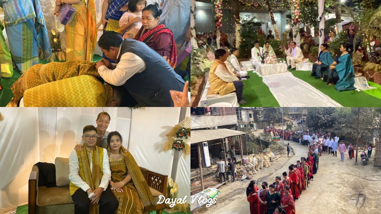 A Grand Union: The Luxurious Wedding of Jham Jham Chakma & Pirisha Chakma💖❤️