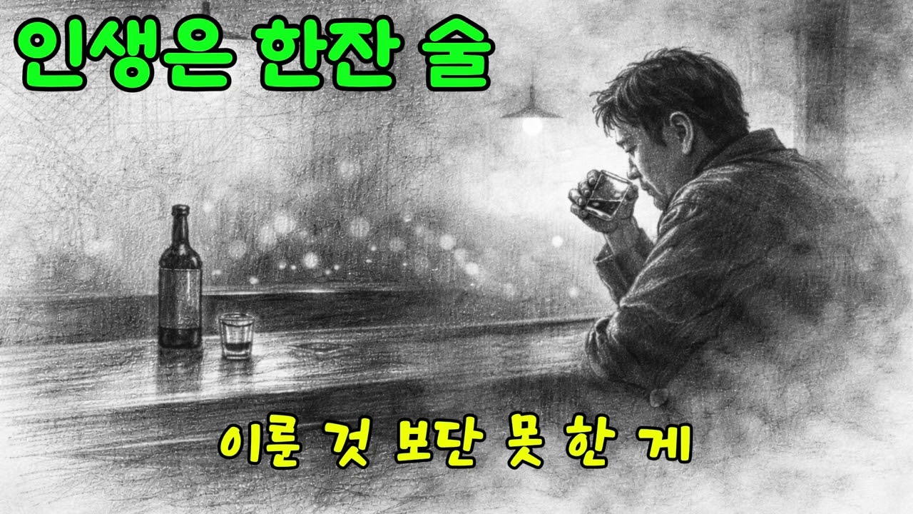 인생은 한잔 술#인생은한잔술#감성노래#중저음남자보컬#힙합발라드#감성힙합#인생노래#혼술노래#술노래#밤에듣는노래#혼자듣는노래#40대감성#50대감성#버티는인생#위로노래#한국감성