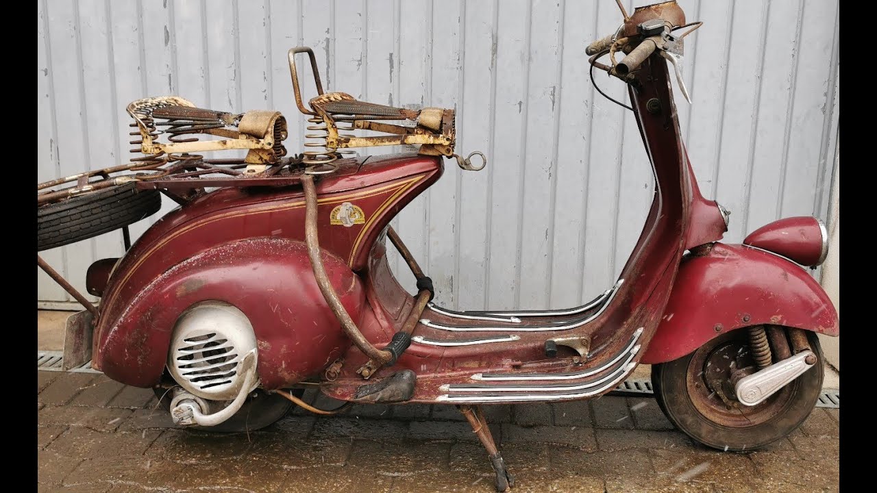 Vespa Hoffmann 125 ►  Bj. 1953  - Scheunenfund  --VERKAUFT--