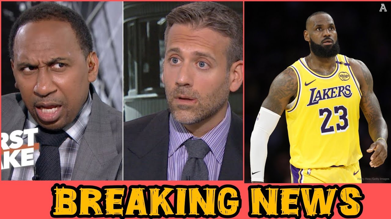 First Take:Stephen A. Smith Says LeBron James’ $50M Contract Is a PROBLEM for the Los Angeles Lakers