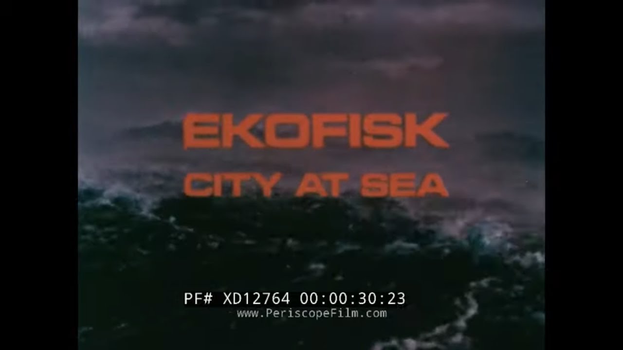 EKOFISK OIL FIELD PROJECT  NORTH SEA / NORWAY  PHILLIPS PETROLEUM CO. PROMO FILM XD12764
