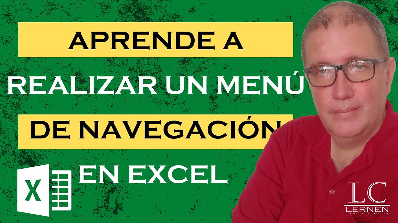 Aprende a diseñar un MENÚ DE NAVEGACIÓN INTERACTIVO en Excel