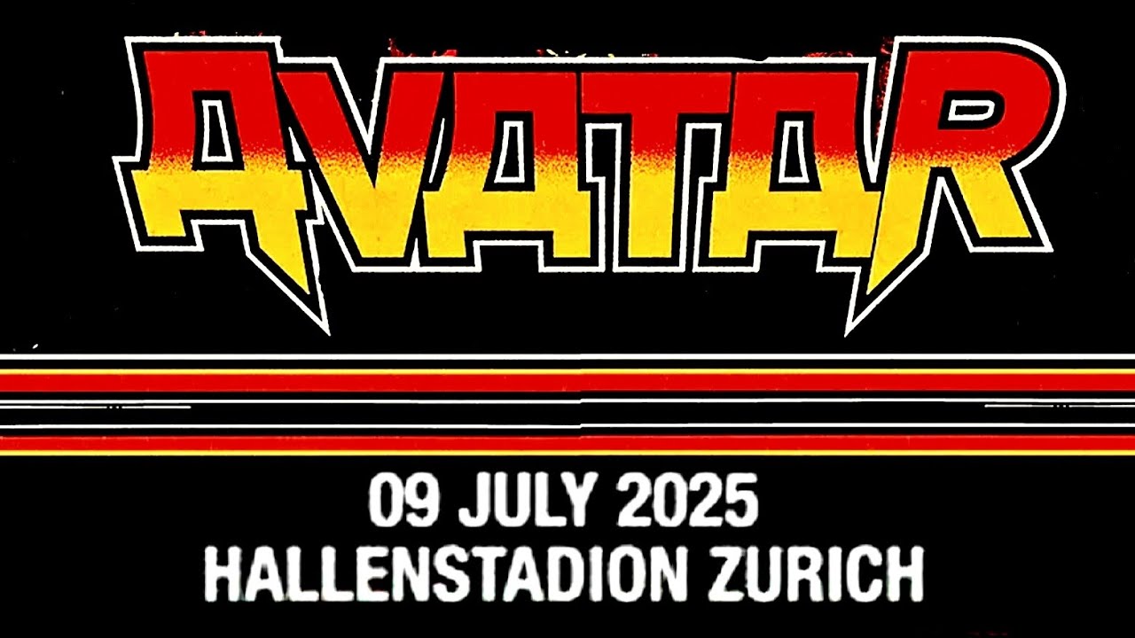 Avatar - Hallenstadion, Zurich, Switzerland, 9 jul 2025 FULL VIDEO LIVE CONCERT(Support Iron Maiden)