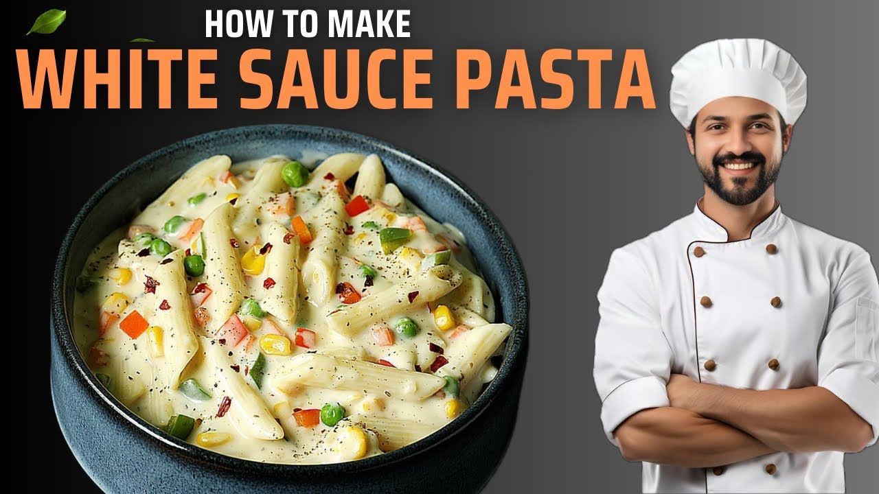 How to Make Creamy White Sauce Chicken Pasta | Easy & Delicious Recipe #food