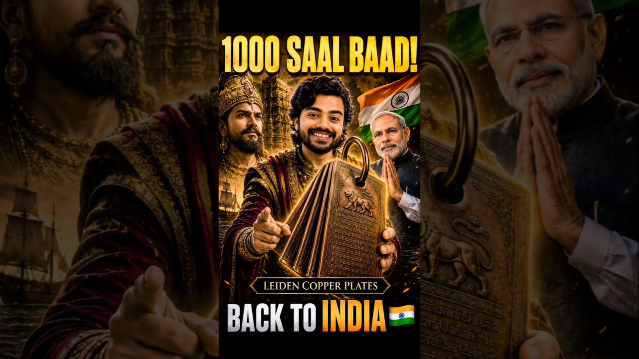 Netherlands Returns 1000 Year Old Chola Copper Plates to India During PM Modi Visit 🔥 #shorts