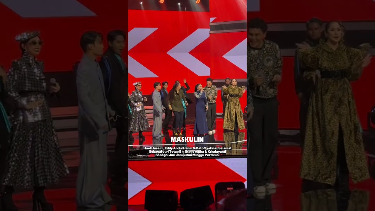 Edry Abdul Halim, Datuk Syafinaz Selamat & Hael Husaini Sebagai Juri Tetap Big Stage Alpha