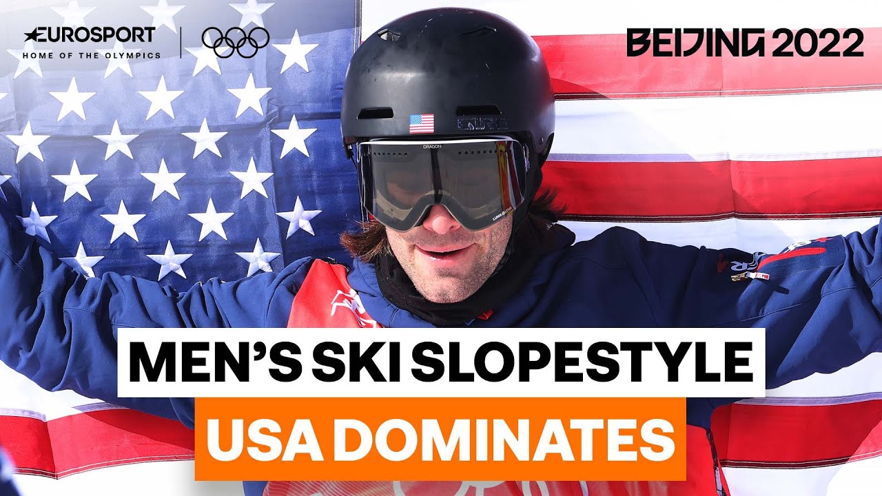 USA Dominates As Alex Hall Grabs Gold In Men's Slopestyle Final | 2022 Winter Olympics
