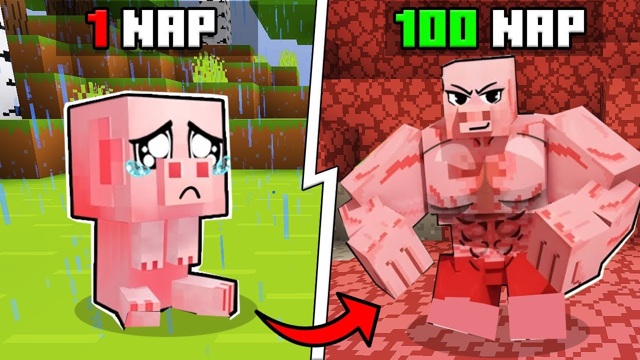100 NAP MALACKÉNT A MINECRAFT-BAN! 😱