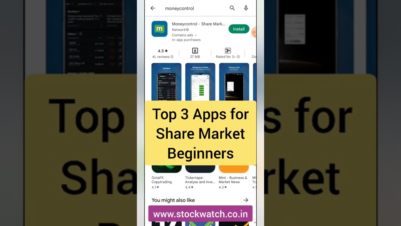 Top 3 Apps for Share Market Beginners