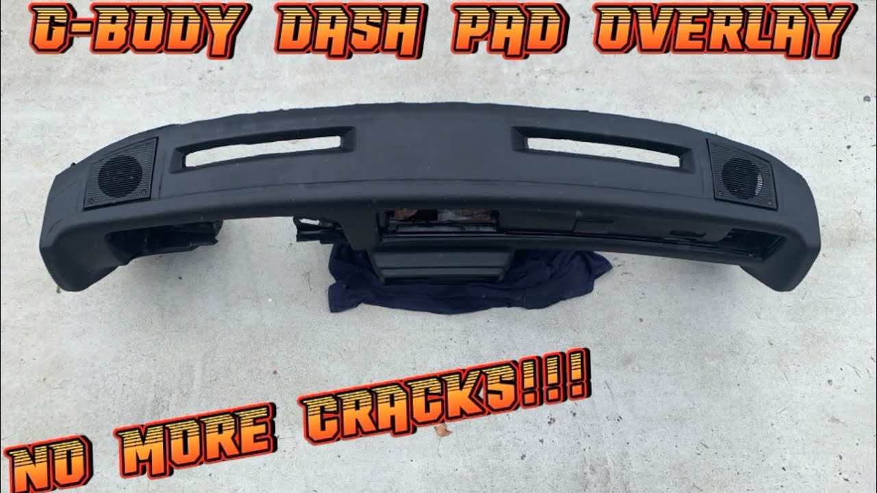 1987 Monte Carlo SS G-Body Dash Pad Overlay / Dash Cover Review / SS Emblem / Logo