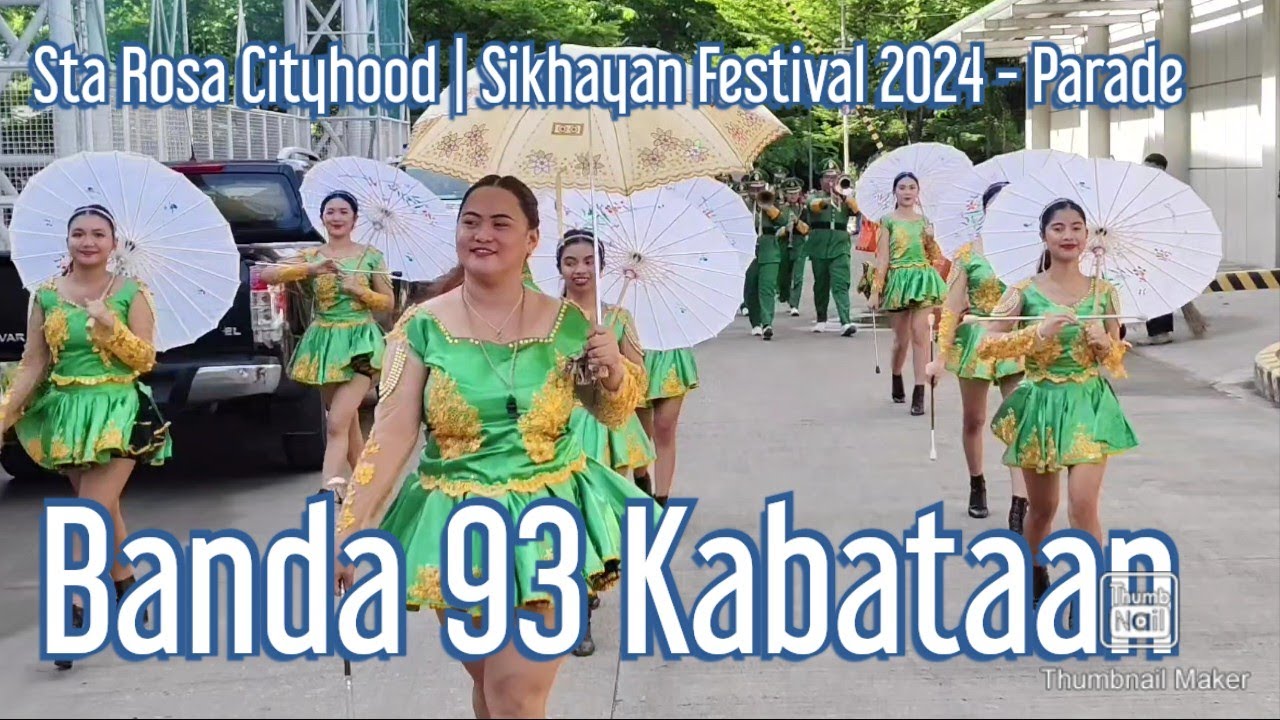Banda 93 Kabataan | Sta Rosa Cityhood | Sikhayan Festival 2024 - Parade