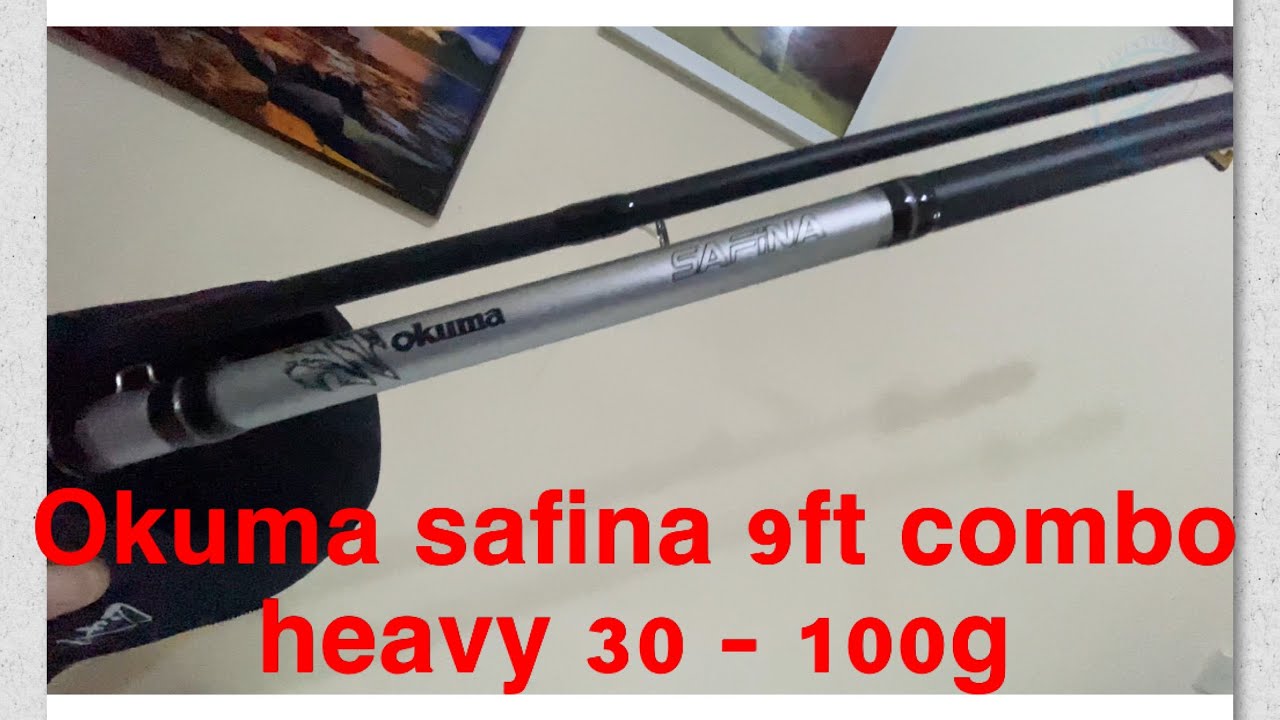 Okuma Safina 9ft Combo Heavy 30-100g | Unboxing and field testing