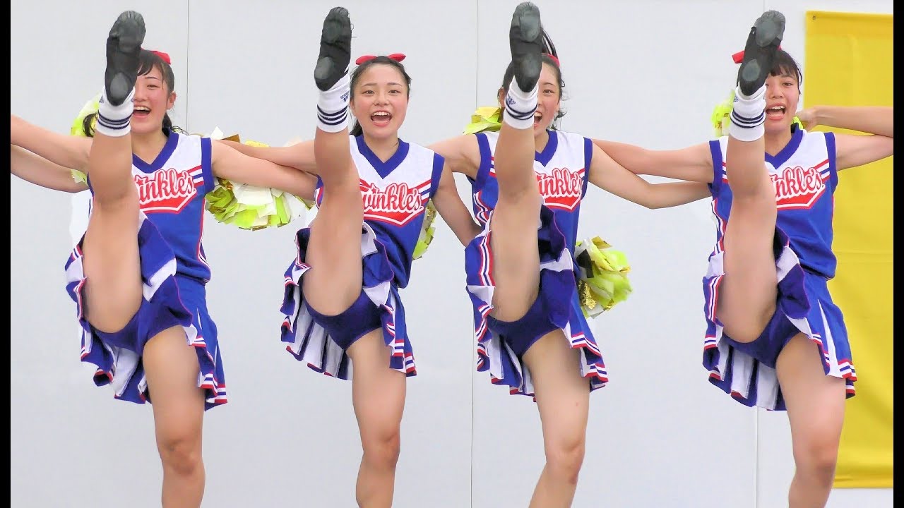 [4K]茨城県立水戸商業高等学校チア・ダンス部「Blue Twinkle’s」 第57回水戸黄門まつり銀杏坂ステージ5