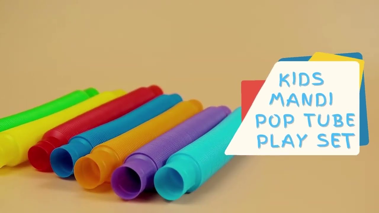 Kids Mandi POP TUBES Sensory Toys