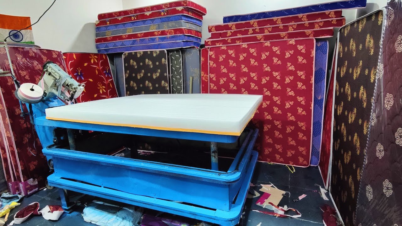 Mattress manufacturing business | गद्दे का काम कैसे सुरु करे  | #mattressfactory #machine