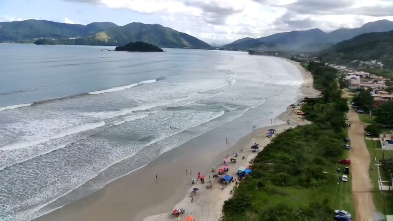 Ubatuba praia da lagoinha vista de cima
