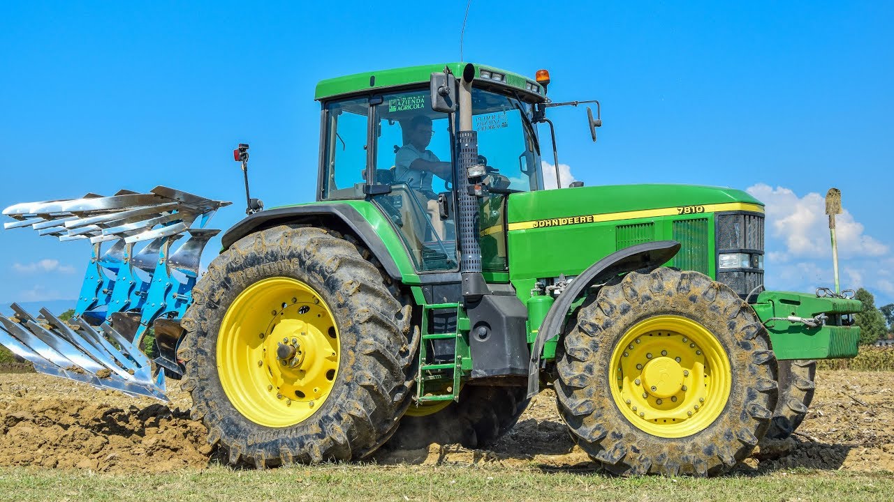 John Deere 7810 + Trivomere Lemken Vari Opal
