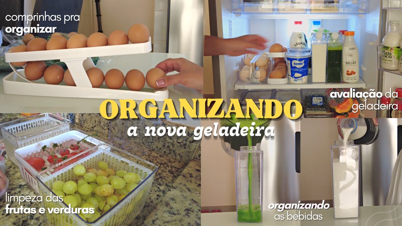 ORGANIZANDO A NOVA GELADEIRA | Compras de frutas e verduras