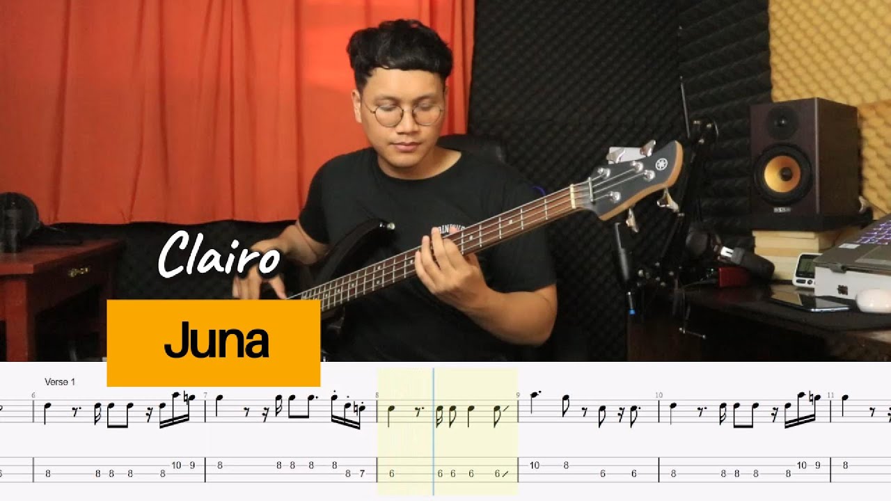 Clairo - Juna (Bass Cover with Tab)