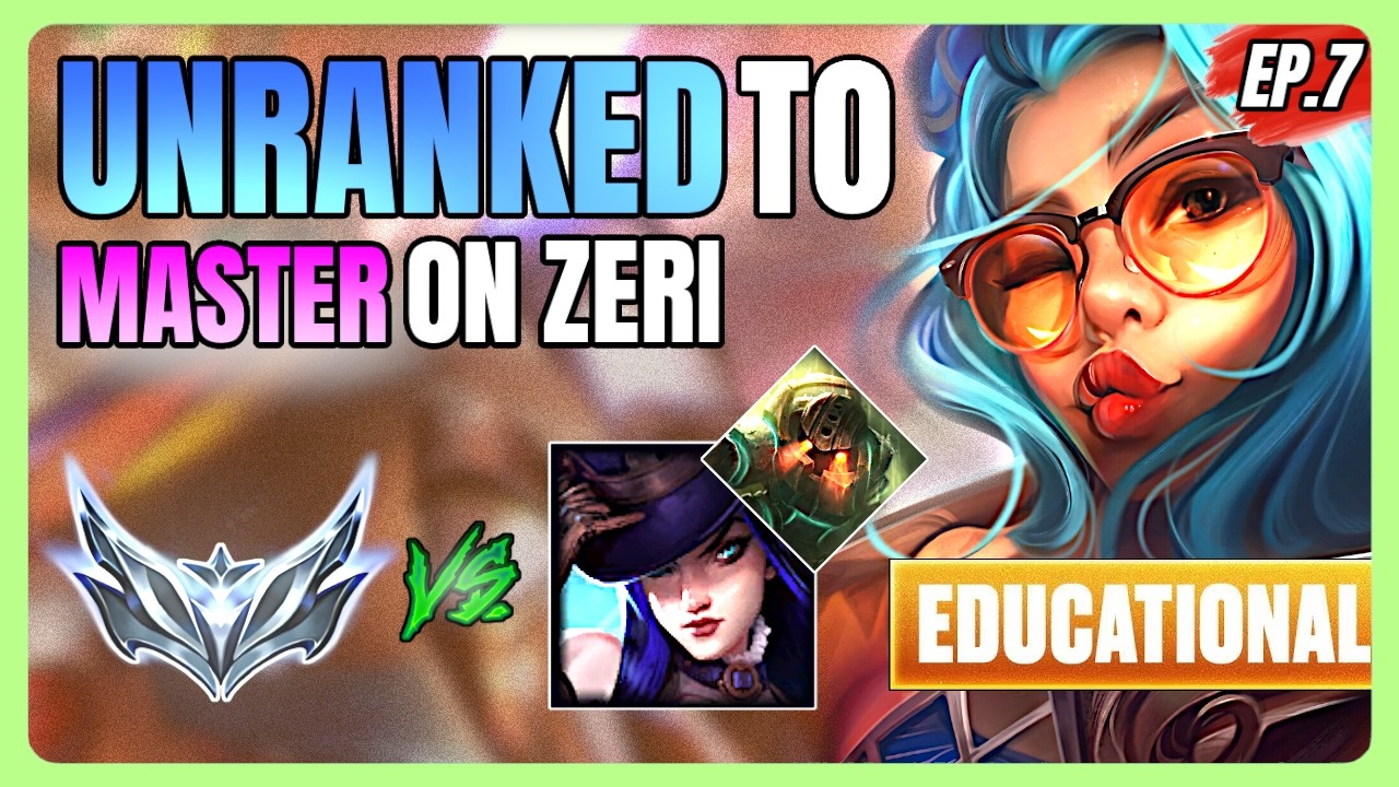 Grandmaster in SIlver EUW with ZERI | vs Caitlyn (Ep. 7 Unranked to Masters)