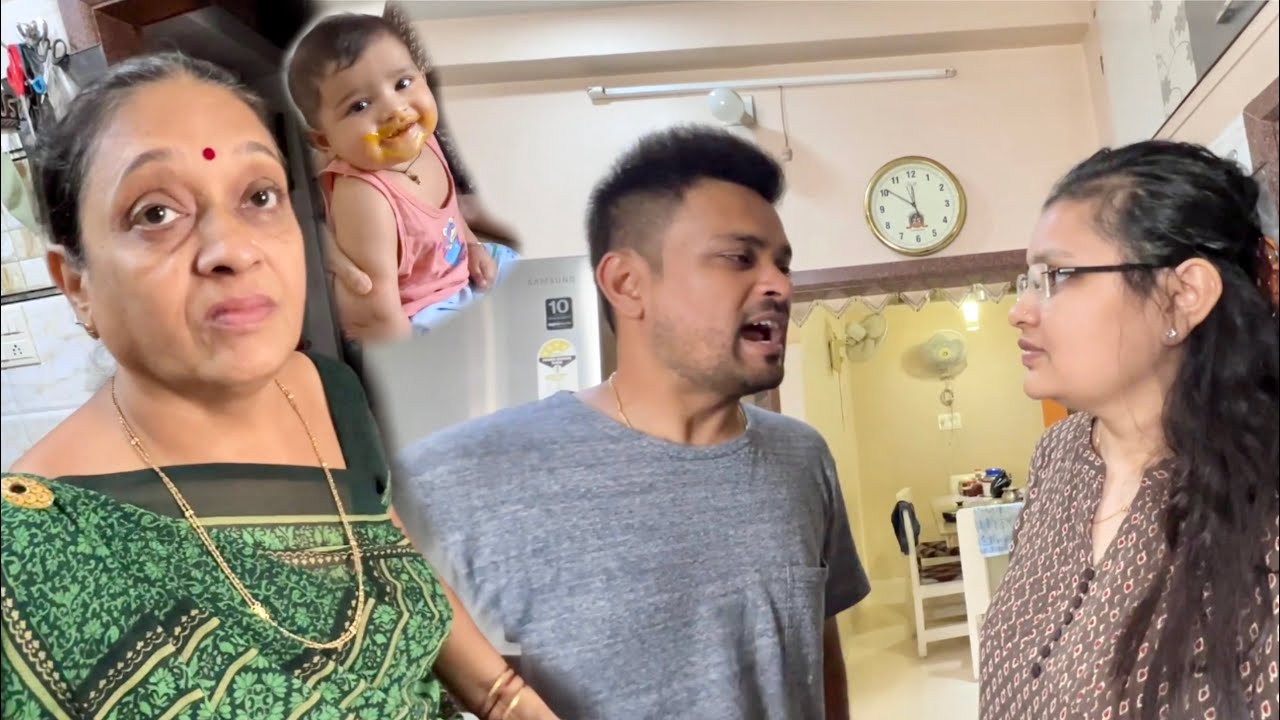 Mummy ne jaydeep ko ghar pe rehane ke liye mana kar diya aur kanisk ko khilaya season ka pehala aam.