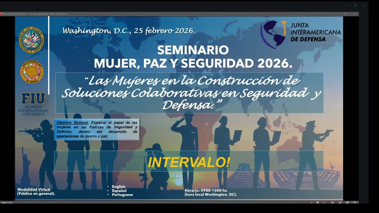 Seminario Mujer, Paz y Seguridad2026