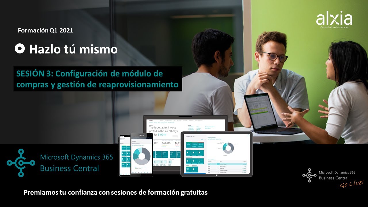3/7 Curso Microsoft Dynamics 365 Business Central: Módulo de compras y Gestión de aprovisionamiento