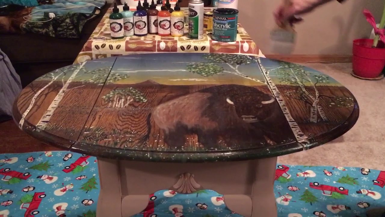 Holly’s Hobbies wood stain art