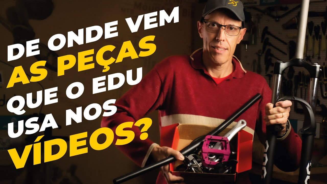 De onde vem tantas peças que o Edu usa nos vídeos da Pedaleria?