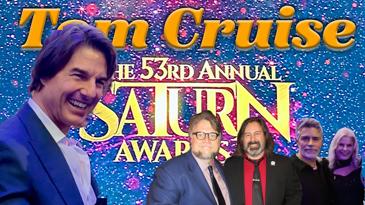 Tom Cruise Talking with Guillermo del Toro and others at Saturn Awards