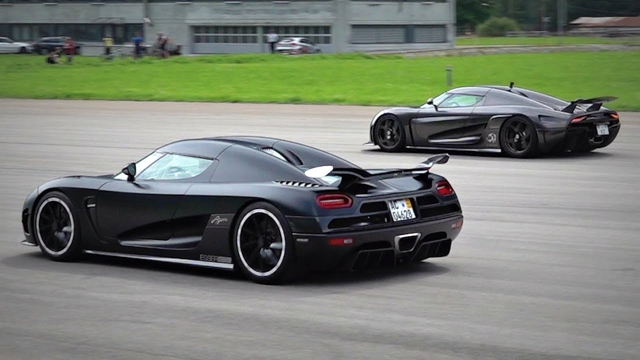 940HP Koenigsegg Agera X vs. 1500HP Koenigsegg Regera DRAG RACE | Head-to-Head Accelerations!